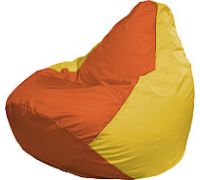 Кресло-мешок Flagman Груша Супер Мега 4XL Г5.1-219 оранжевый/жёлтый