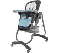 Высокий стульчик Rant Cafe RH300 серый/голубой