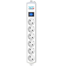 Сетевой фильтр Pilot S 7 м, 6 розеток, белый
