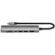 Док-станция Satechi 7-in-1 USB-C Slim Multiport Adapter with Ethernet ST-P7SM серый