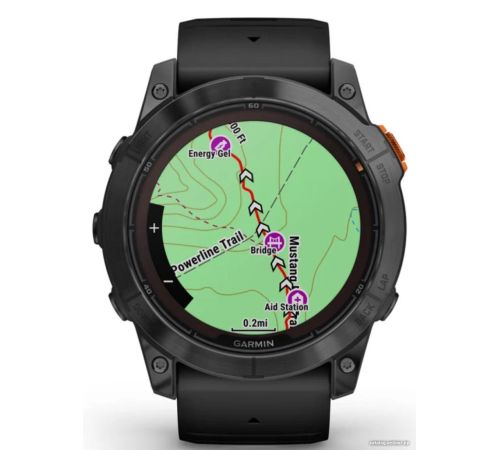 Умные часы Garmin Fenix 7X Pro Solar сланцево-серый/черный