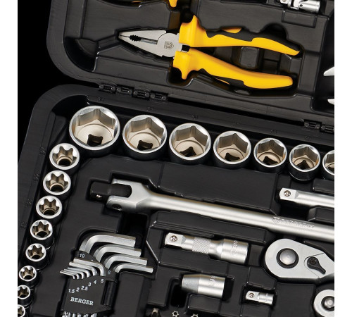 Универсальный набор инструментов Berger BG163-121438 163 предмета