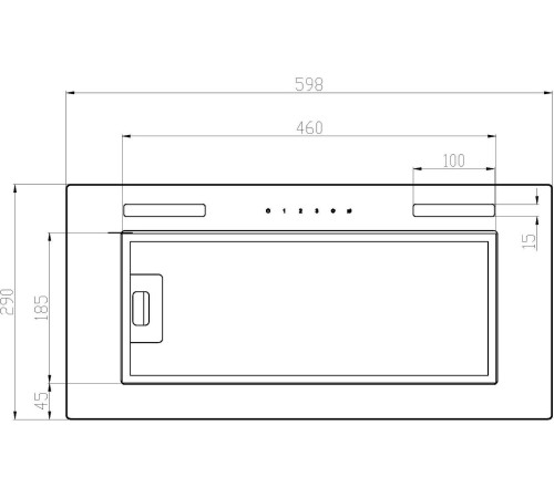 Кухонная вытяжка Schtoff DNS light 60 Black черный