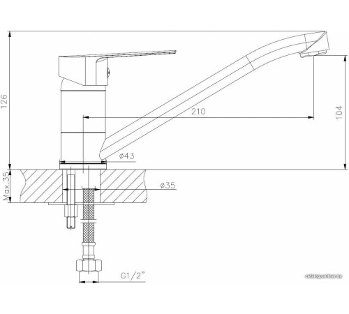 Смеситель Voda Hill HI 05