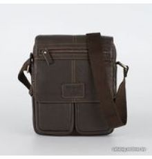 Сумка через плечо Poshete 196-3143-YB42-DBW коричневый