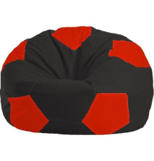 Кресло-мешок Flagman Мяч Стандарт М1.1-467 черный/красный