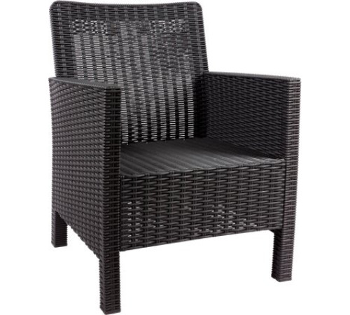 Кресло ВПМ Ротанг 6199088 темно-серый