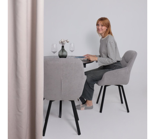 Стул Мамадома Romeo smile 360 b22 Grey Lux/черный