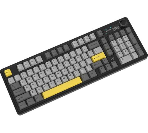 Клавиатура Ajazz AK980 V2 черный/серый/желтый, Ajazz Gift