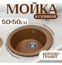 Кухонная мойка Saniteco Linea терракот