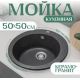 Кухонная мойка Saniteco Linea графит