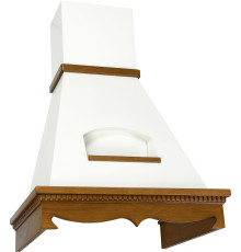 Кухонная вытяжка Elikor Бельведер 60П-650-П3Г бежевый/бук светло-коричневый