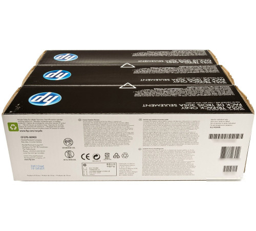 Картридж HP 305A 3-pack CF370AM