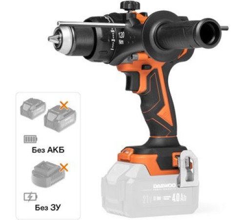 Ударная дрель-шуруповерт Daewoo Power DAA 6521Li без АКБ