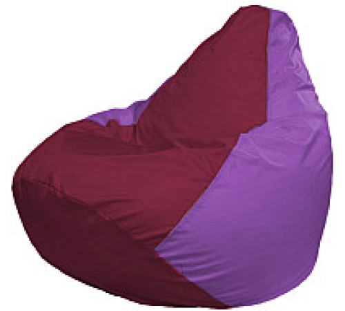 Кресло-мешок Flagman Груша Супер Мега 4XL Г5.1-302 бордовый/сиреневый