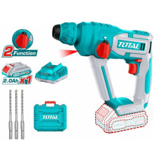 Перфоратор Total TRHLI201681 с 1-им АКБ, кейс
