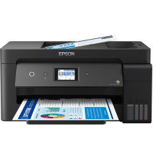 МФУ Epson L14150 ресурс стартовых контейнеров 7500/6000, чернила 001