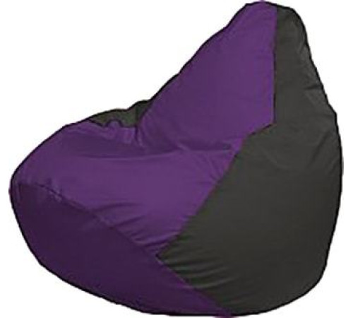 Кресло-мешок Flagman Груша Мега Super Г5.1-67 фиолетовый/чёрный