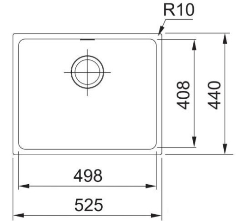 Кухонная мойка Franke Sirius SID 110-50 144.0603.820 серый