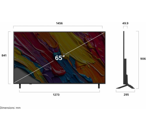 Телевизор LG QNED AI QNED82 65QNED82A6B