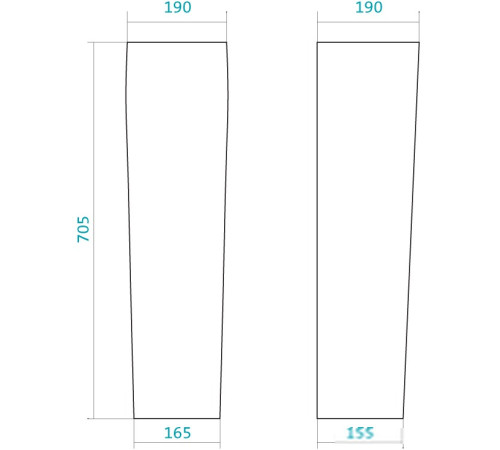 Пьедестал для умывальника Santek Нео WH302182