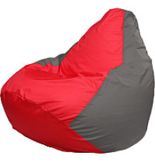 Кресло-мешок Flagman Груша Медиум XL Г1.1-173 красный/серый