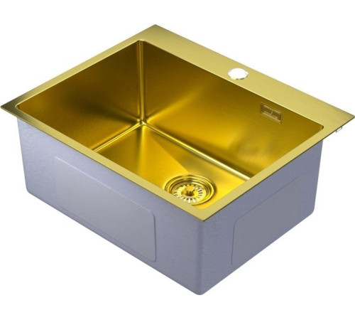 Кухонная мойка Mixline Pro 555136 золото, с сифоном