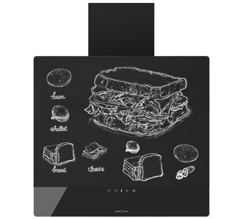 Кухонная вытяжка Krona Domenika 600 S черный