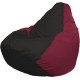 Кресло-мешок Flagman Груша Макси Г2.1-394 бордовый/черный
