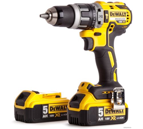 Ударная дрель-шуруповерт DeWalt DCD796P2 с 2-мя АКБ 5 Ah