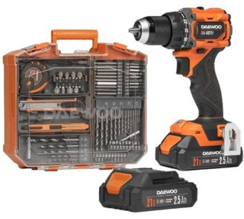 Дрель-шуруповерт Daewoo Power DAA 4021Li Set Box с 2-мя АКБ, кейс