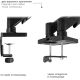 Кронштейн для монитора Arm Media LCD-T23 черный