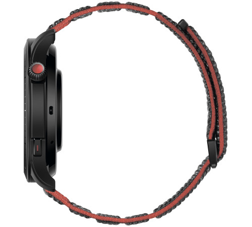 Умные часы Amazfit GTR 4 серый, с черным нейлоновым ремешком