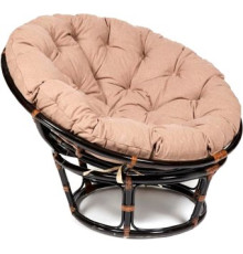 Кресло Garden Story Папасан Р110СС бежевый/коньячный