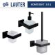 Набор аксессуаров для ванной Lauter 21SH71062 + 21SH71092 + 21SH71112 Matt Black, 3 предмета