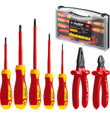 Электромонтажный набор Зубр Профессионал 2214-H7_z01 7 предметов