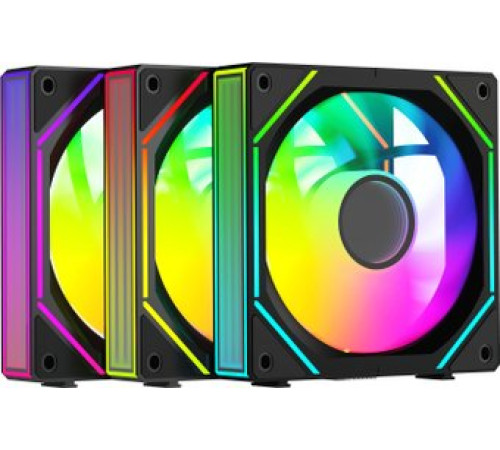 Комплект вентиляторов для корпуса Ocypus Gamma F12 Uni BK ARGB Reverse Blade 3IN1