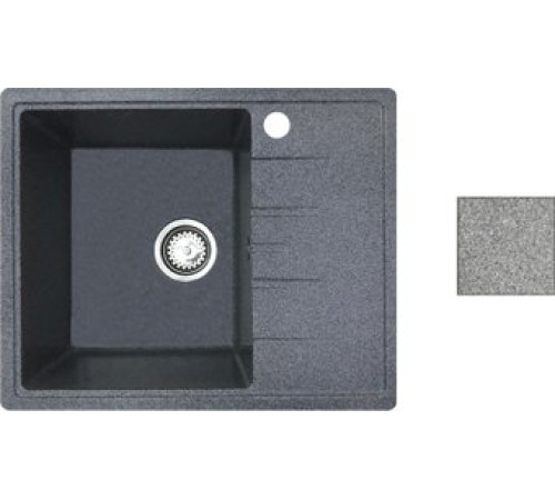 Кухонная мойка БелЭворс Mila L серый, без сифона