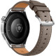 Умные часы Huawei Watch GT 6 46 мм серебристый, с коричневым кожаным ремешком, международная версия