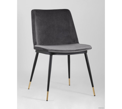 Стул Stool Group Мелисса велюр темно-серый