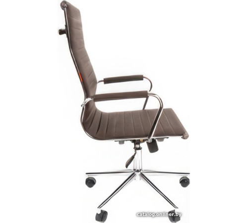 Офисное кресло CHAIRMAN 755 экопремиум коричневый