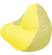 Кресло-мешок Flagman Relax Г4.1-033 оливковый/желтый