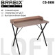 Стол для ноутбука Brabix Loft Cd-008 641863 дуб мореный