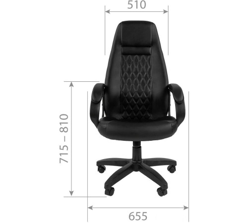 Кресло CHAIRMAN 950LT черный