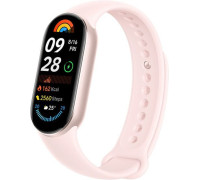 Фитнес-браслет Xiaomi Smart Band 9 розовое золото, с розовым силиконовым ремешком, международная версия