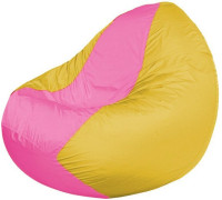 Кресло-мешок Flagman Classic К2.1-258 желтый/розовый