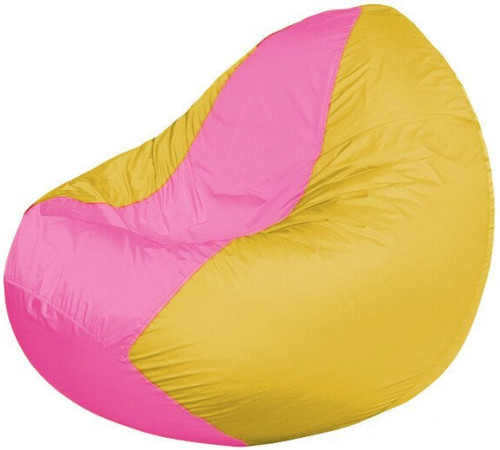 Кресло-мешок Flagman Classic К2.1-258 желтый/розовый