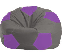 Кресло-мешок Flagman Мяч Стандарт М1.1-346 серый/сиреневый