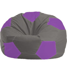 Кресло-мешок Flagman Мяч Стандарт М1.1-346 серый/сиреневый