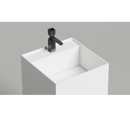 Умывальник Salini Armonia Square Top 01 130511TG S-Sense, глянцевый